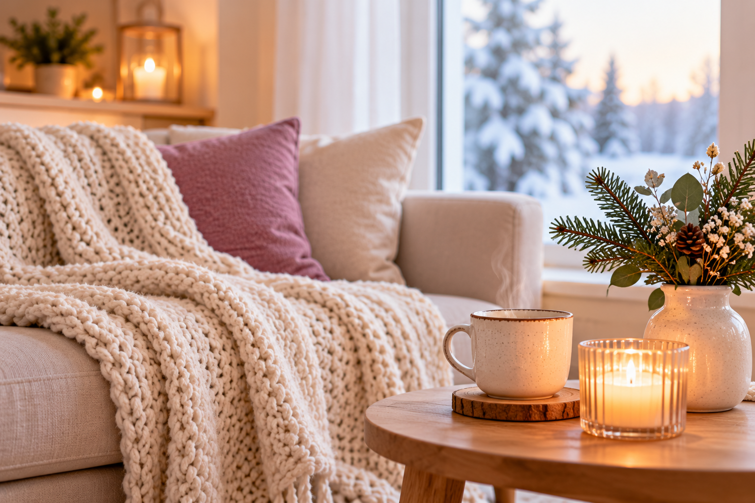 Gemütliches Zuhause im Winter: 7 einfache Wohlfühlideen