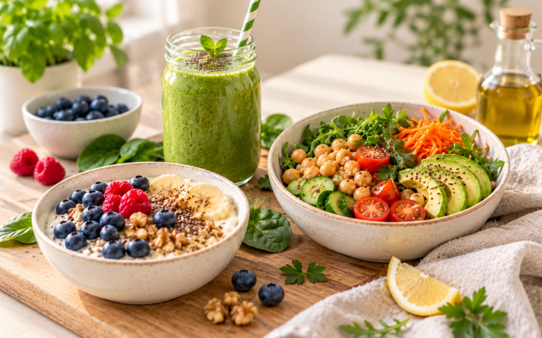 Antientzündliche Ernährung in den Wechseljahren: 3 schnelle Rezepte für mehr Energie im Alltag